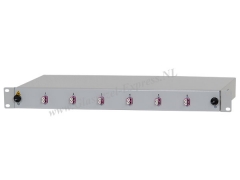Glasvezel patchpaneel (19 inch) - 6 LC duplex OM4 aansluitingen