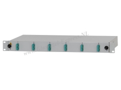 Glasvezel patchpaneel (19 inch) - 6 SC duplex OM3 aansluitingen