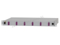 Glasvezel patchpaneel (19 inch) - 6 SC duplex OM4 aansluitingen